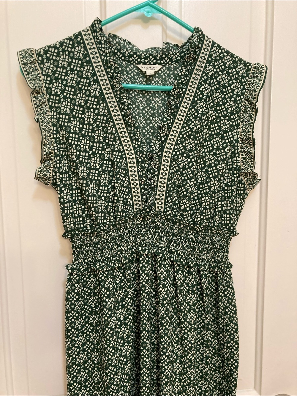 Max Studio green maxi dress